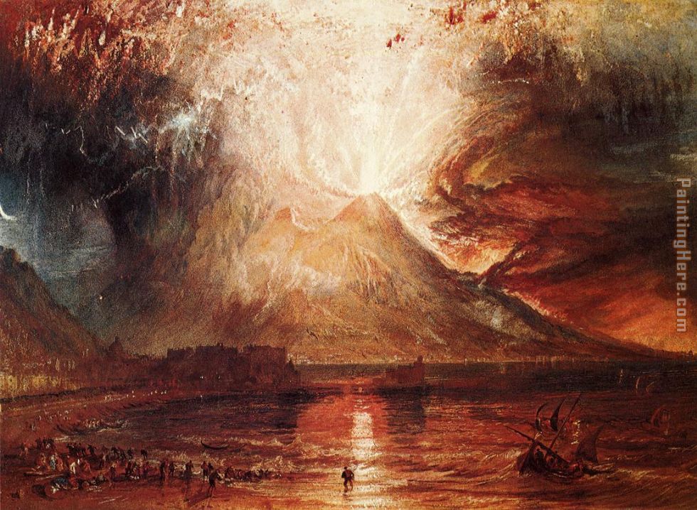 Eruption of Vesuvius painting - Joseph Mallord William Turner Eruption of Vesuvius art painting